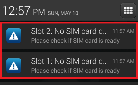 sim card not detected
